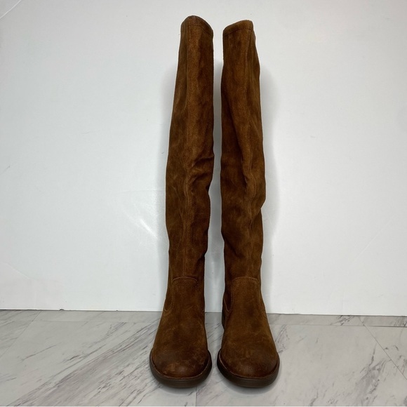 Born Borman Distressed Suede Tall Boot 6 1/2 - Picture 2 of 13